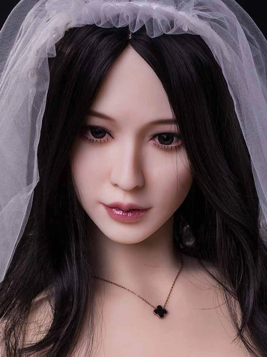 H153 シリコン セックス ドール ヘッド ｜ Qita ドール ヘッド