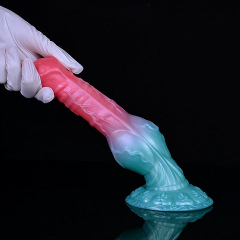 D403(1 LBS丨8.58'') Fantasy Dog Dildo Silicone Knot Dildo