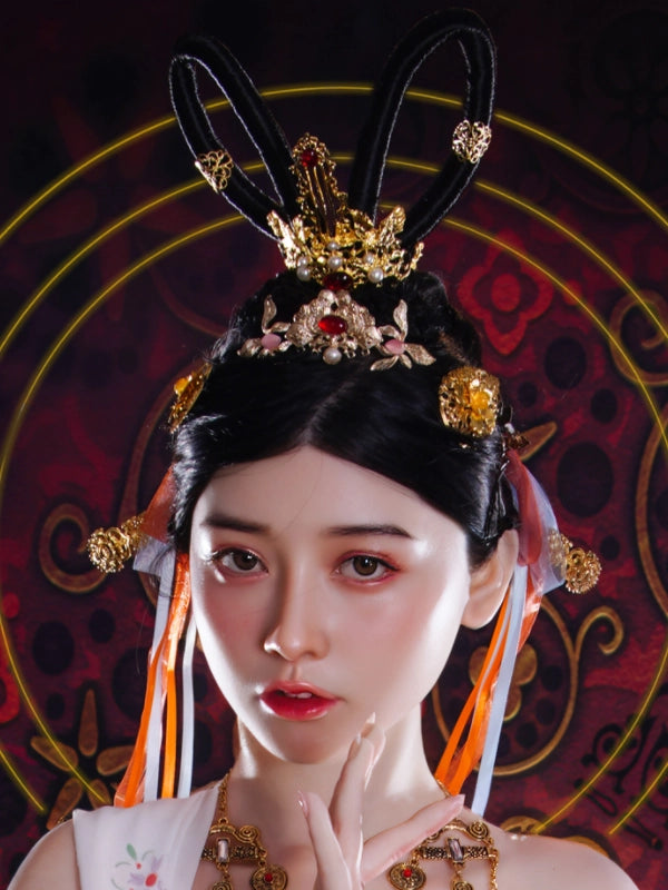 H243  Silicone Sex Doll Head丨Angel Kiss Doll head