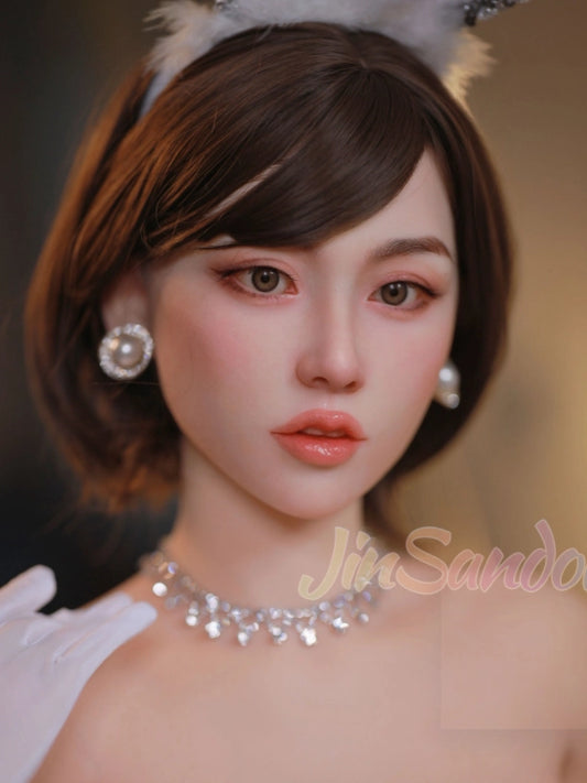 H273  Silicone Sex Doll Head丨Angel Kiss Doll Head