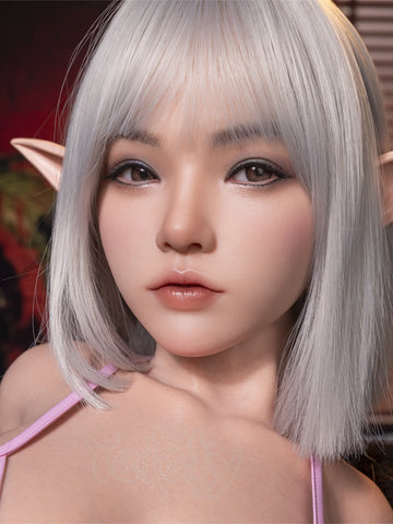 B76-30.1lbs Soft Breast Silicone ROS Big Boobs Sex Doll Torso With Head | YELOLY