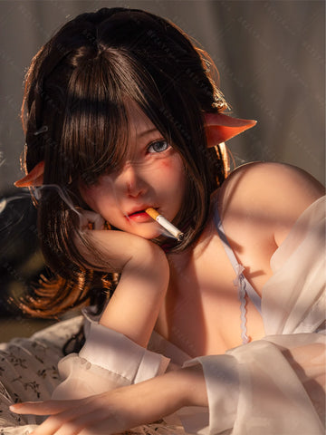 F9422-155Mcm(5.1ft)-40kg 2.0+ G Cup Mini Silicone Head Life Sized Sex Doll｜Aitia Doll