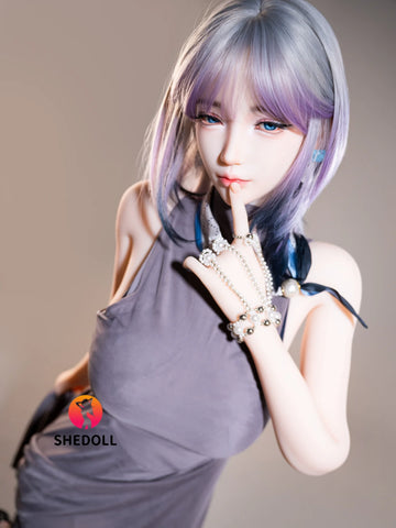 F5343—161cm/5ft3-40.5kg E Cup Life Size Mature Beauty In Stockings Realistic TPE Sex Doll Asian | SHEDOLL