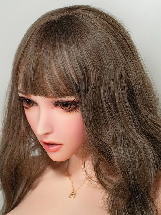 H566 Silicone Anime Sex Doll Head｜Elsa Babe Head