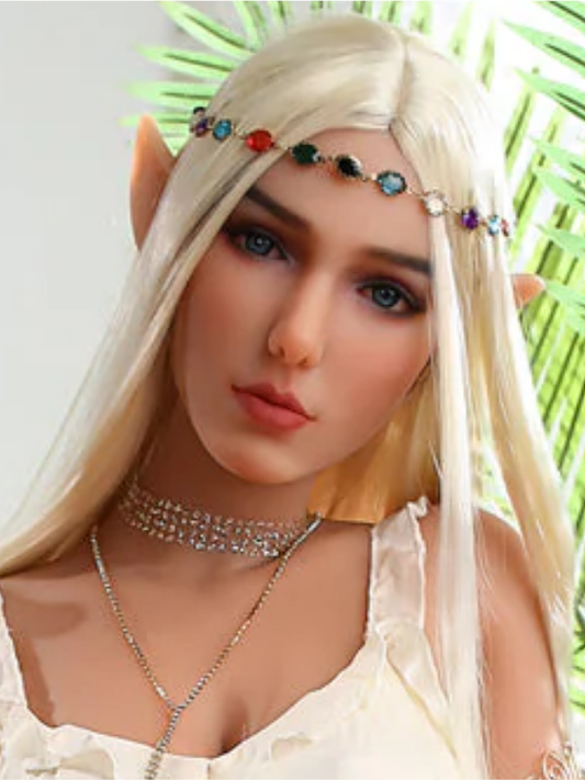 H1007 TPE Oral Blowjob Sex Doll Head-Graceful Angel | Irontech Doll Head