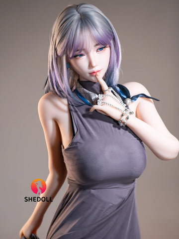F5343—161cm/5ft3-40.5kg E Cup Life Size Mature Beauty In Stockings Realistic TPE Sex Doll Asian | SHEDOLL