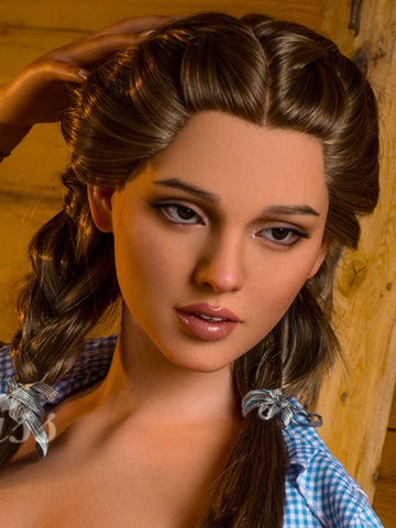 H293  Silicone Sex Doll Head丨Angel Kiss Doll Head