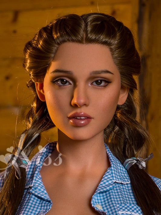 H293  Silicone Sex Doll Head丨Angel Kiss Doll Head