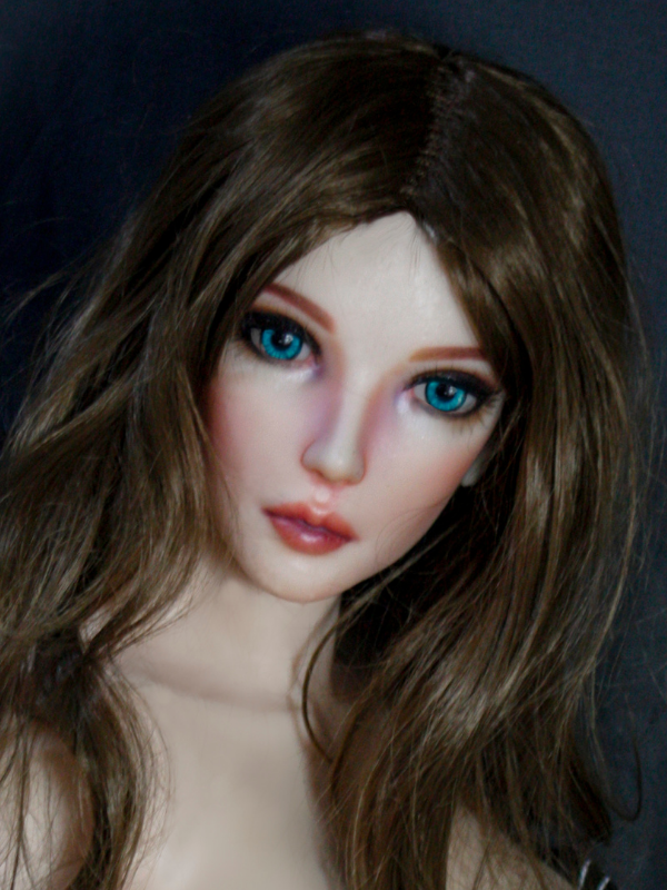 H509 Mini Anime Silicone Sex Doll Head｜Elsa Babe Head