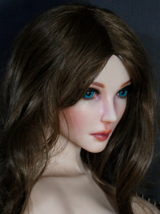 H509 Mini Anime Silicone Sex Doll Head｜Elsa Babe Head