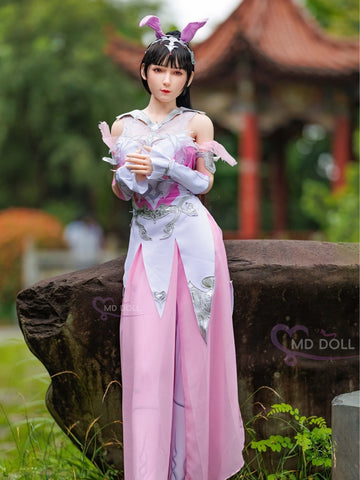 F8074-150cm/5ft-27kg M10 Medium Chest Life size Silicone Sex Doll | MD Doll