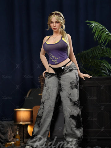 F8527-164cm/42kg Silicone ROS Head TPE Body Full Size Adult Sex Doll  Nyx  | Ridmii