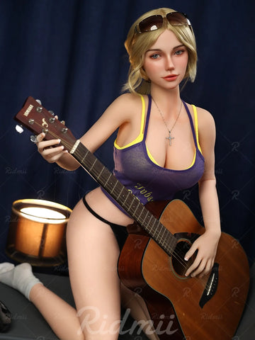 F8527-164cm/42kg Silicone ROS Head TPE Body Full Size Adult Sex Doll  Nyx  | Ridmii