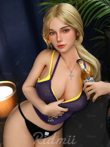 F8527-164cm/42kg Silicone ROS Head TPE Body Full Size Adult Sex Doll  Nyx  | Ridmii