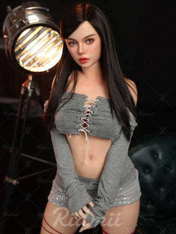 F8528-164cm/42kg Silicone ROS Head TPE Body Full Size Adult Sex Doll  Fiora  | Ridmii
