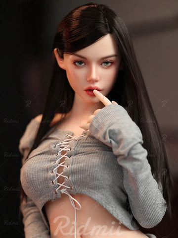 F8528-164cm/42kg Silicone ROS Head TPE Body Full Size Adult Sex Doll  Fiora  | Ridmii
