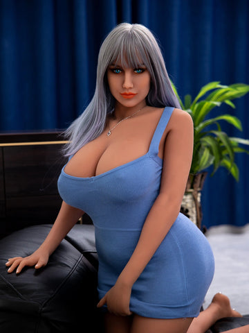 F3877-166cm/5ft5 I Cup Pure Blue Eyes Big Breasts TPE Sex Doll | HR Doll