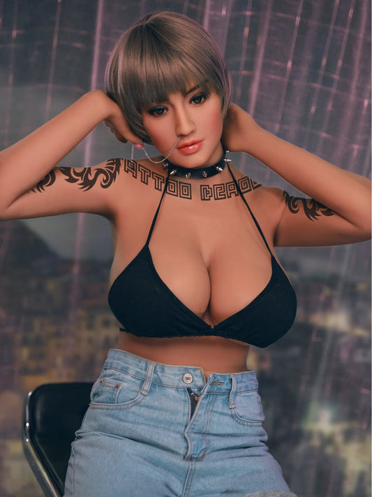 F3374-171cm/5ft7(44kg) Katrina H Cup TPE Sexy Woman Latina Large Breast Sex Doll | YL Doll