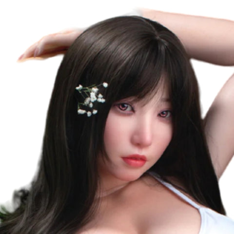 Đầu búp bê tình dục H803-Silicone- Cô gái Trung Quốc đang chờ đợi tình yêu và sự chăm sóc của bạn [Đầu búp bê Irontech] 