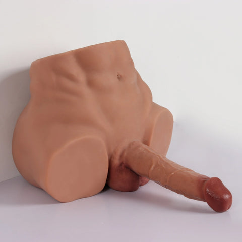 T210-Torso Doll With Big Dildo｜Male Torso Dildo Sex Toy