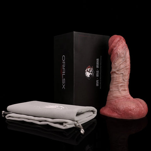 D421(0.9 LBS丨7.36'') Realistic Silicone Torso Dildo with Veined Texture and Suction Cup Base