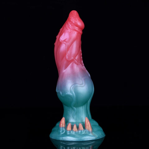 D425(0.7 LBS丨7.32'') Fantasy Dog Dildo Silicone Knot Dildo