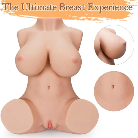 T226 (11lb) Big Boobs Lifelike Sex Doll Torso For Man