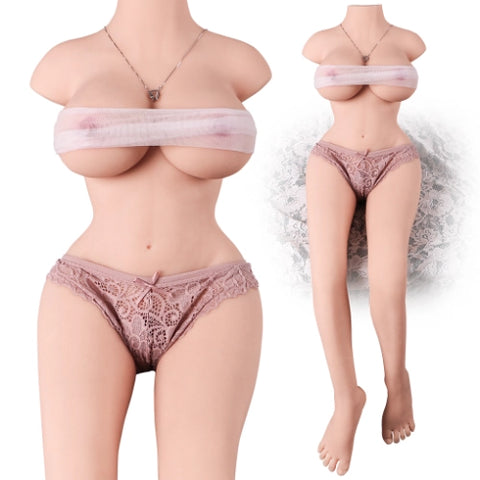 T256-18.7lb Lifelike 83cm Sex Doll Torso With Legs|QSX