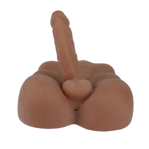 T266-6.8lb Huge Penis Ebony Male Sex Doll Torso Dildo Black Adult Toys for Female Masturbation|QSX