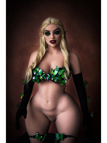 F030-Sia 165cm/5ft4 Realistic TPE Alien Elf Sex doll