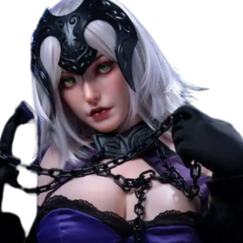 H808 Sex Doll Head-Silicone-  a dark, gothic-inspired elven aesthetic  【Irontech Doll Head】