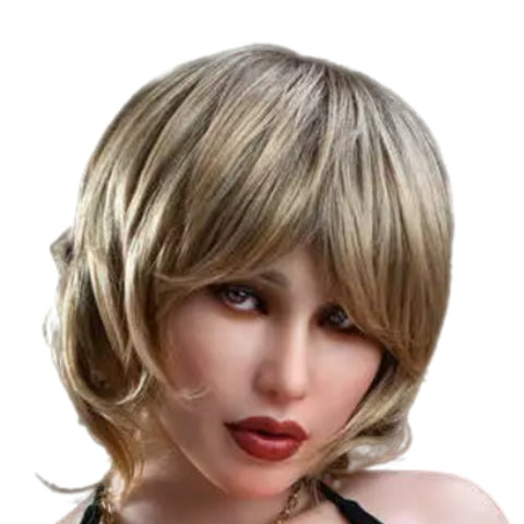 H782 Sex Doll Head-Silicone- an alluring, mature look【Irontech Doll Head】