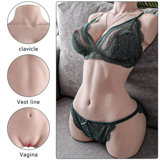T514 (21.07lb) TPR Luxury Lifelike Sex Dolls Torso For Man