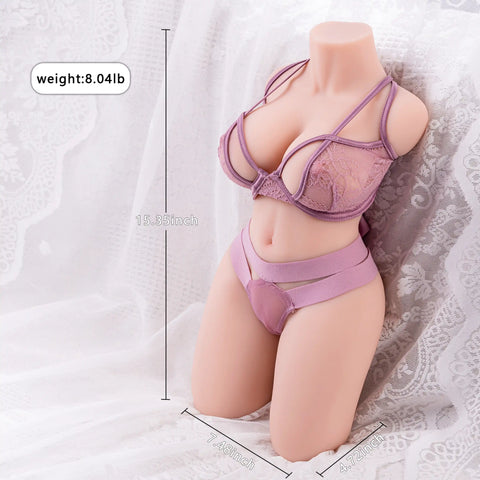 T3-(8.04lb/1.3ft)Papaya Breast Torso Sex Doll|2024 New Sex Doll