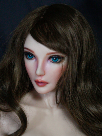 H509 Mini Anime Silicone Sex Doll Head｜Elsa Babe Head