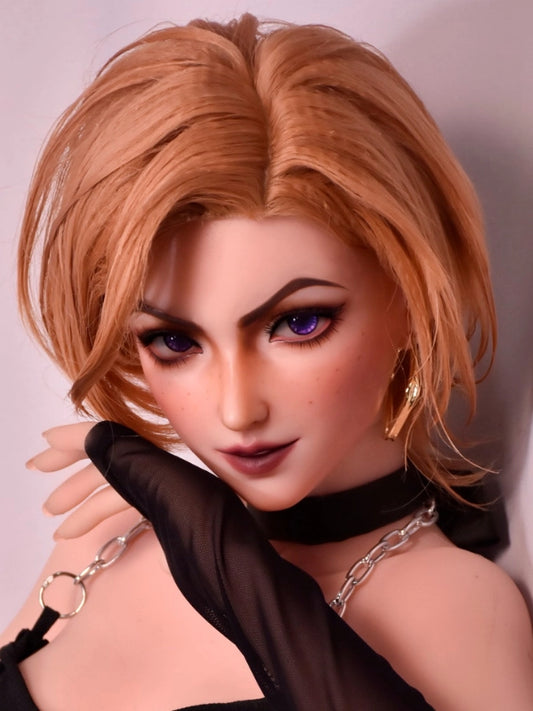 H597 Silicone Sex Doll Head｜Elsa Babe Head