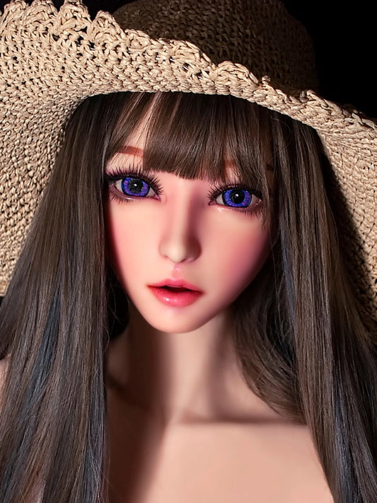 H568 Silicone Anime Sex Doll Head｜Elsa Babe Head