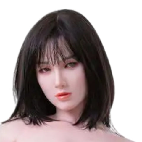 H931 Sex Doll Head-Silicone- Asian Girl【Irontech Doll Head】
