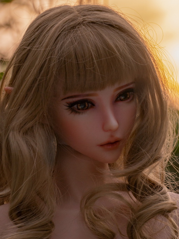 H510 Mini Anime Silicone Sex Doll Head｜Elsa Babe Head