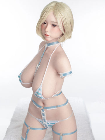 T882—89cm/3ft2 28kg C Cup Silicone Lifesize Sex Doll Torso With Head Mila | Jiusheng Doll