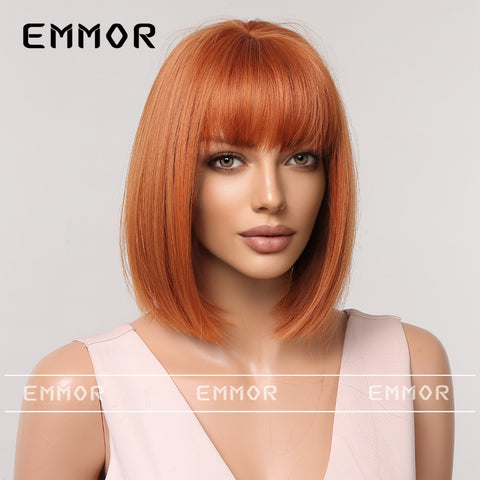 KW004 – Doll Wig Dark Red Short Straight Bob