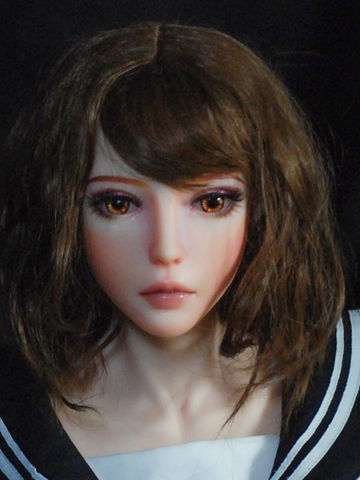 H511 Mini Anime Silicone Sex Doll Head｜Elsa Babe Head