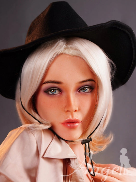 H280  Silicone Sex Doll Head丨Angel Kiss Doll Head