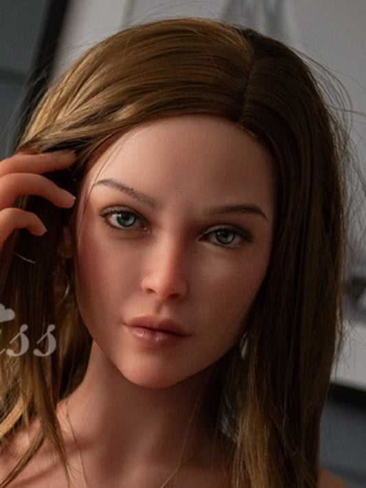 H247  Silicone Sex Doll Head丨Angel Kiss Doll Head
