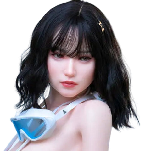 H934 Sex Doll Head-Silicone- Flirtting Korea Girl【Irontech Doll Head】