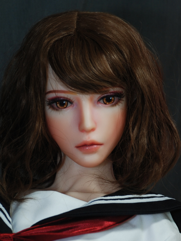 H511 Mini Anime Silicone Sex Doll Head｜Elsa Babe Head