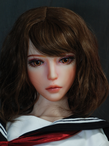 H511 Mini Anime Silicone Sex Doll Head｜Elsa Babe Head