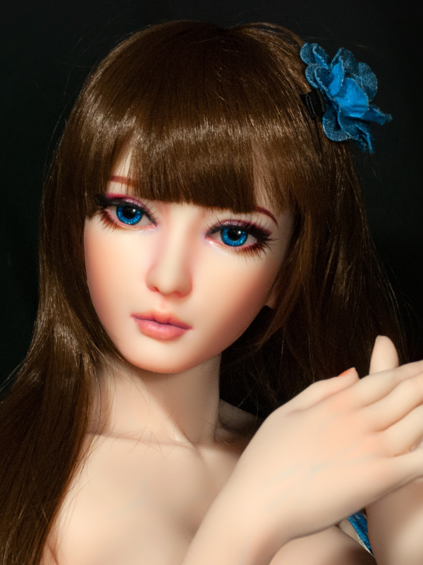 H512 Mini Anime Silicone Sex Doll Head｜Elsa Babe Head