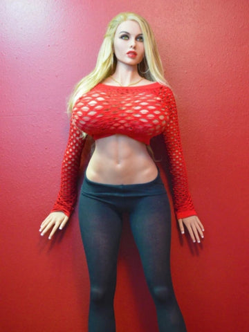 F6275-170cm(5.6ft)-42kg large Breasts TPE Realistic Sex Doll with Blond Hair - Rui Mei