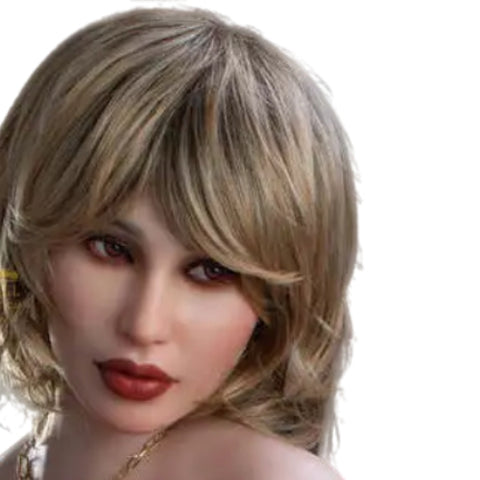 H782 Sex Doll Head-Silicone- an alluring, mature look【Irontech Doll Head】